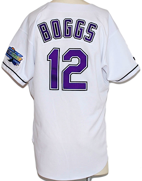 Lot Detail - 1998 Wade Boggs Tampa Bay Devil Rays Game-Used Home
