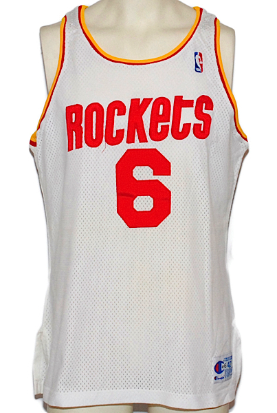 Lot Detail - 1991-1992 Avery Johnson Houston Rockets Game-Used Home Jersey
