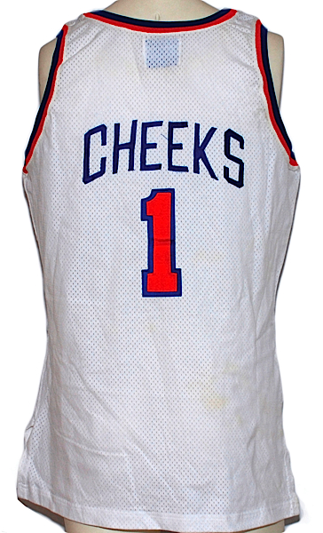 1990-1991 Maurice Cheeks NY Knicks Game-Used Home Jersey
