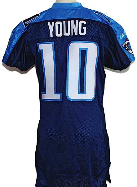 Lot Detail - 2006 Vince Young Rookie Tennessee Titans Game-Used Home Jersey