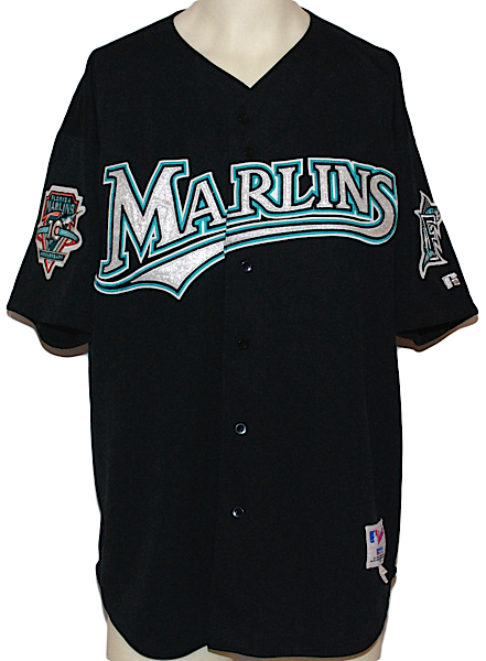 Lot Detail - 2003 Josh Beckett Florida Marlins Game-Used Alternate Jersey  (Championship Season)