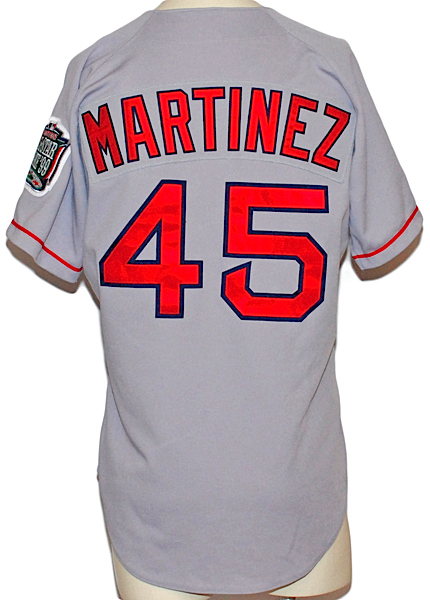 Lot Detail - 1999 Pedro Martinez Boston Red Sox Game-Used Home Jersey