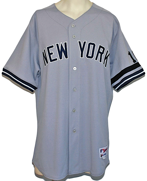 Lot Detail - 10/6/2007 Joba Chamberlain Rookie NY Yankees Bug Game ALDS  Game-Used & Autographed Road Jersey (Yankees-Steiner LOA) (Photo Match)  (JSA)