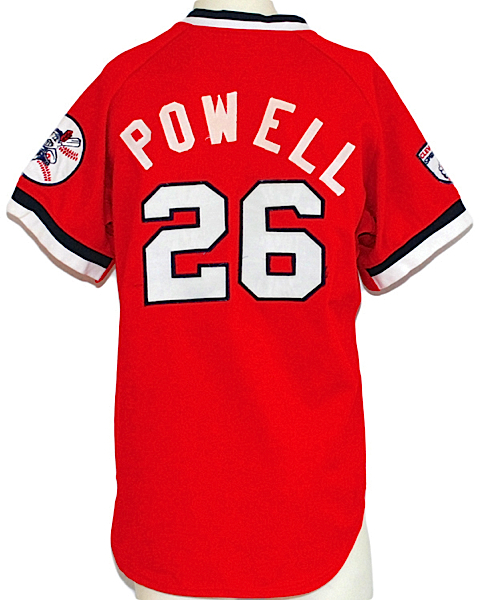 Lot Detail - 1976 Boog Powell Cleveland Indians Game-Used Red Alternate  Jersey