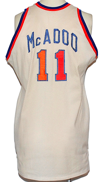 Lot Detail - 1978 Bob McAdoo NY Knicks Game-Used Home Jersey