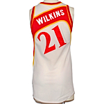 Circa 1985 Dominique Wilkins Atlanta Hawks Game-Used Home Jersey