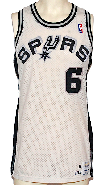 1986-87 Walter Berry Game Worn San Antonio Spurs Jersey. , Lot #83230