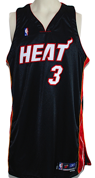 Lot Detail - 2005-2006 Dwayne Wade Miami Heat Game-Used Road