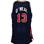 1996 Shaquille O’Neal USA World Basketball Championships Game-Used Road Uniform & Warm-ups (5) (Pristine Provenance)
