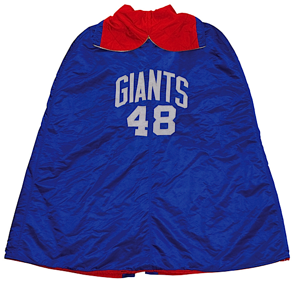 Lot Detail - 1960s Clarence Childs NY Giants Worn Sideline Cape