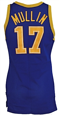 1986-1987 Chris Mullin Golden State Warriors Game-Used Road Jersey