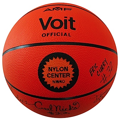 1978-1979 Indiana State University Team Autographed Basketball (Vintage Bird Signature) (JSA)