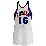 1963-1964 Jerry Lucas Rookie Cincinnati Royals Game-Used & Autographed Home Jersey (JSA)