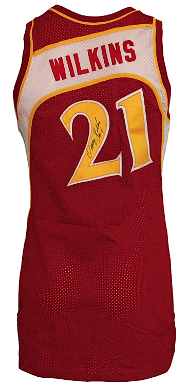 Lot Detail - 1989-1990 Dominique Wilkins Atlanta Hawks Game-Used Home Jersey