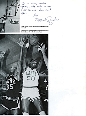 1980 Michael Jordan Junior Year High School Yearbook Signed At the Time (JSA)