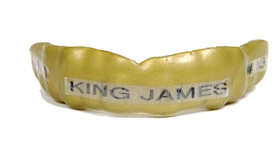 2003 LeBron James High School Game-Used Mouthpiece (Photo Match)