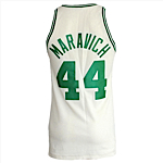 1979-1980 Pistol Pete Maravich Boston Celtics Game-Used Home Jersey 