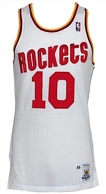 Lot of Houston Rockets Game-Used Jerseys - Floyd, Free & Lucas (3)