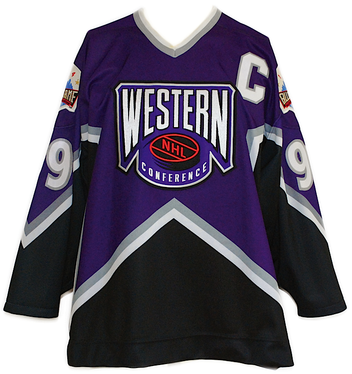 Lot - Wayne Gretzky's 1994 All-Star Used Game Jersey. Inscribed to former  MLB Player!