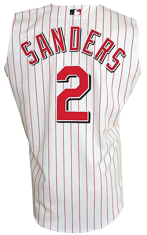 Vintage Deion Sanders Cincinnati Reds Baseball Jersey