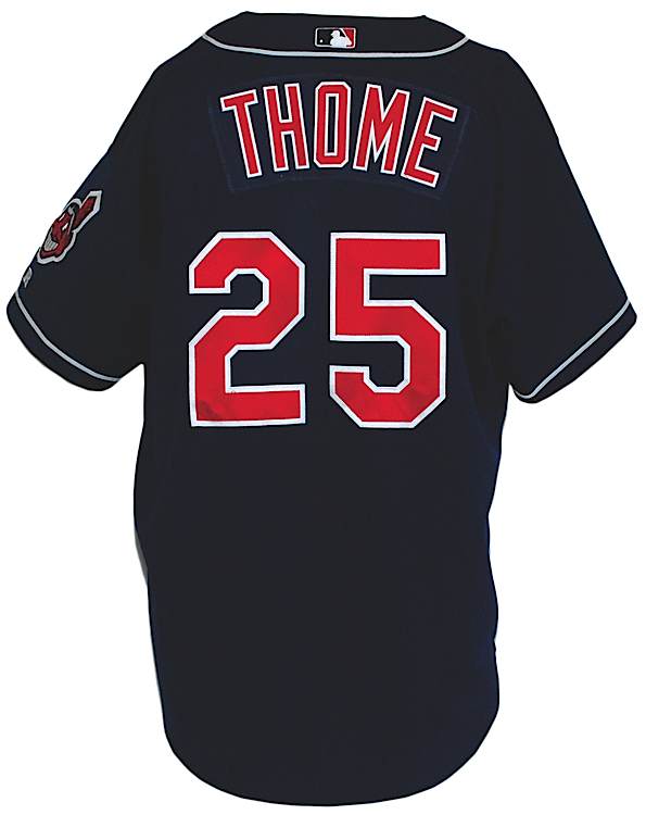 Lot Detail - 2000 Jim Thome Cleveland Indians Game-Used Alternate