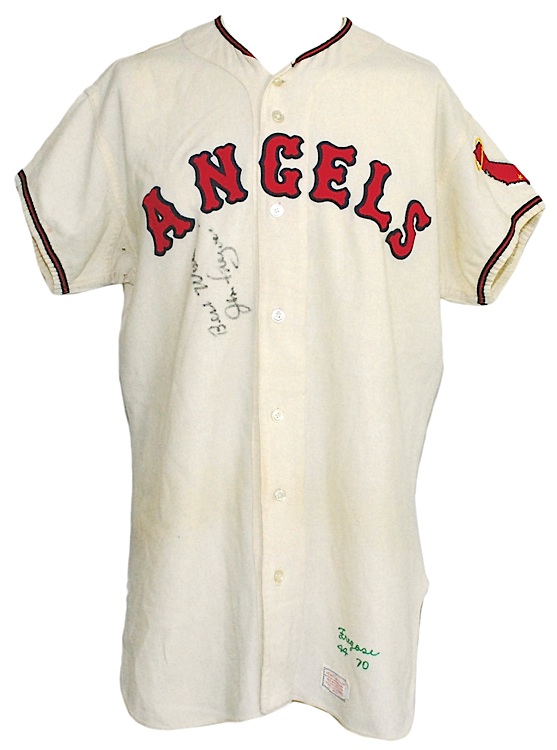 1961 California Angels Game Issued Jersey, Only Example Known!, Lot  #81232
