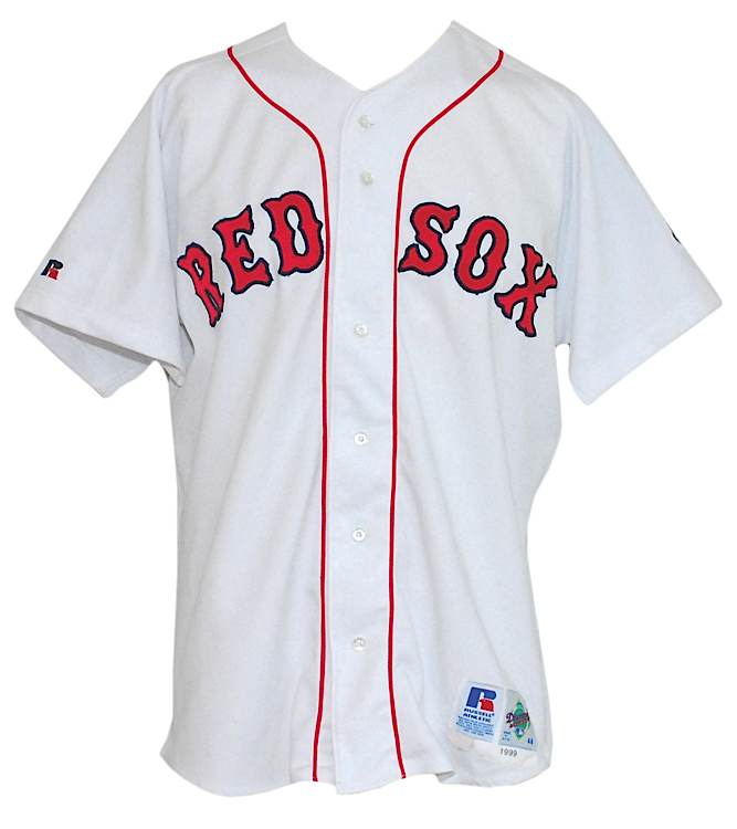 Lot Detail - 1999 Pedro Martinez Boston Red Sox Game-Used Road Jersey