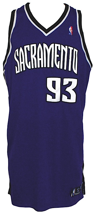 Vintage Sacramento Kings Ron Artest Jersey NBA #93 Gold 2005