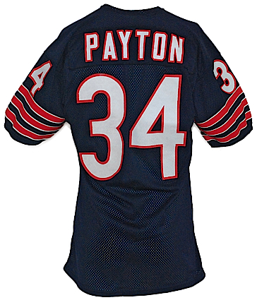 Sold at Auction: Walter Payton Autographed Jersey