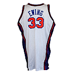 Circa 1988 Patrick Ewing NY Knicks Game-Used & Autographed Home Jersey (JSA)