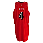 2006-2007 Chris Bosh Toronto Raptors Game-Used Road Jersey
