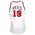 1973-1974 Willis Reed New York Knicks Game-Used Home Knit Jersey (Apparent Photo Match) (Great Provenance) (MEARS A10)