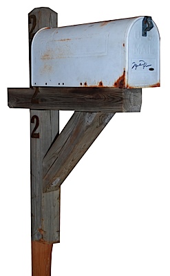 Michael Jordans Autographed Mailbox from His House (JSA) (UDA)