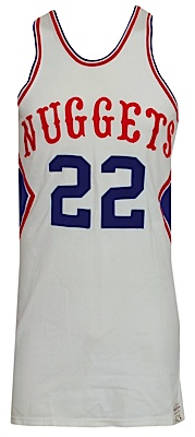 1974-1975 Mike Green ABA Denver Nuggets Game-Used Home Uniform (2)