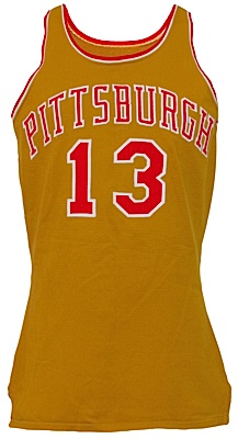 1971-1972 Stew Johnson Pittsburgh Condors Game-Used Road Uniform (Very Rare Style) (Two Year Team)