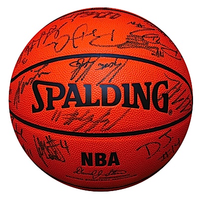 2008 NBA Rookie Photo Shoot Autographed Official Basketball (NBA LOA) (JSA)