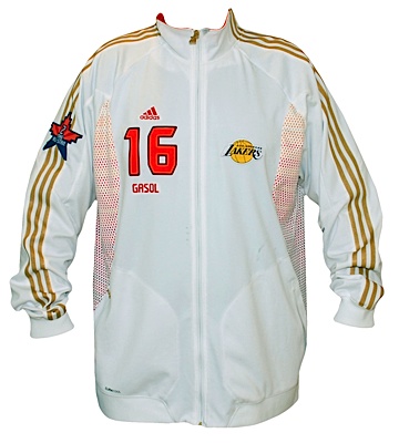 2009 Pau Gasol All-Star Worn Warm-Up Jacket (NBA LOA) (Championship Season)