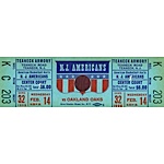 2/14/1968 NJ Americans (Nets) ABA Original Full Tickets (4)