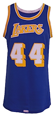 1973-1974 Jerry West Los Angeles Lakers Game-Used Road Jersey (Final Season)