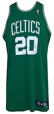 2007-2008 Ray Allen Boston Celtics Game-Used Road Jersey (Championship Season)
