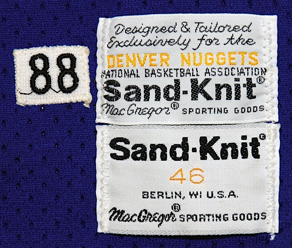 Lot Detail - 1988-1989 Alex English Denver Nuggets Game-Used