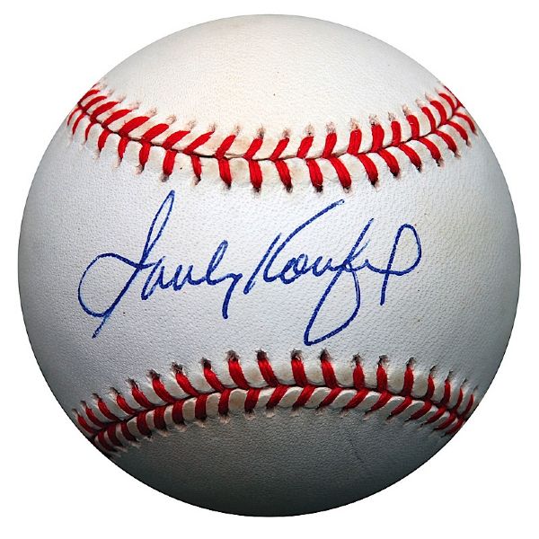 Lot of Sandy Koufax Single-Signed Baseballs (2) (JSA)