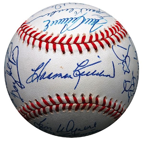 1970s All-Star Team Autographed Baseball (JSA)