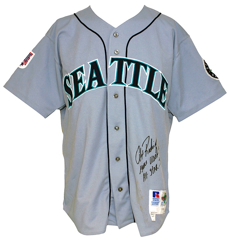1998 Alex Rodriguez Game Worn Seattle Mariners Uniform with Two, Lot  #81515