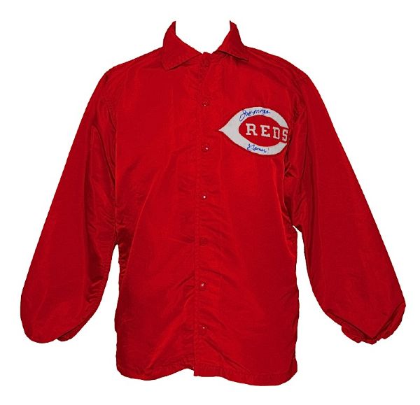 1970s Joe Morgan Cincinnati Reds Big Red Machine Worn & Autographed Jacket (Morgan LOA) (JSA) 