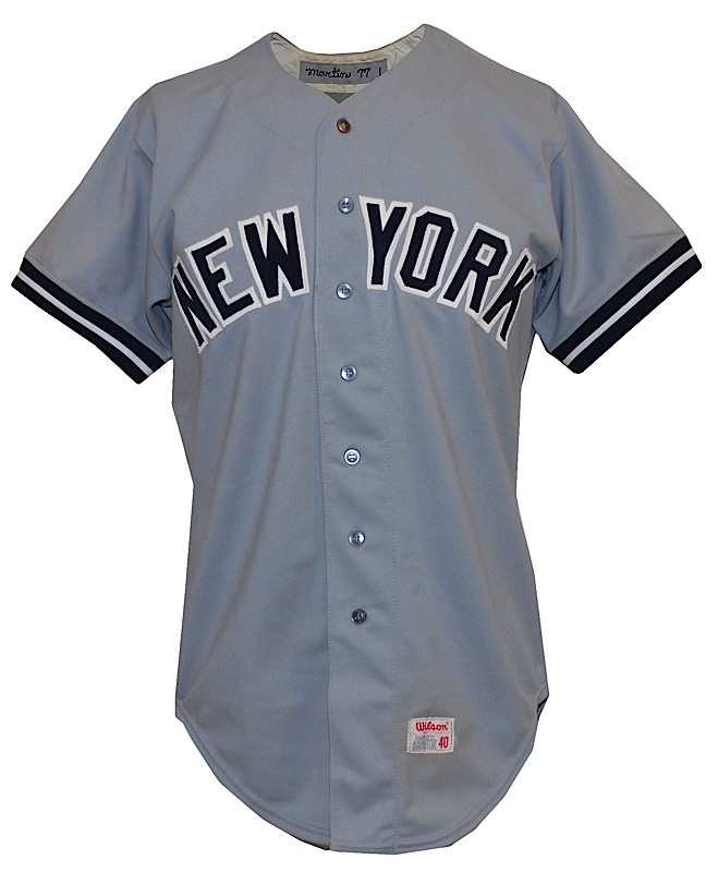 Men's New York Yankees Aaron Judge Nike Gray 2021 Field of Dreams Replica  Player Jersey