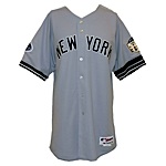 2008 Jose Veras New York Yankees Game-Used Road Jersey with All-Star/Stadium Patches & Black Armband (Yankees-Steiner LOA) 