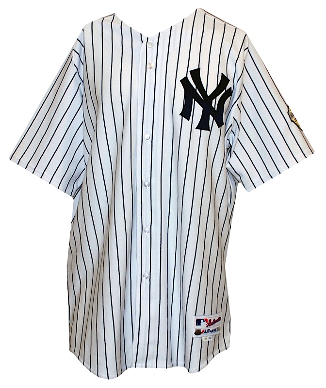 Lot Detail - 2009 Phil Hughes New York Yankees Game-Used Home Jersey ...