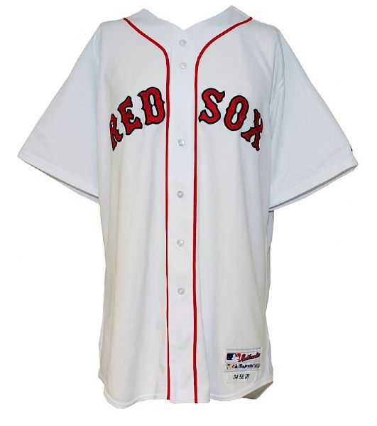 2009 David Ortiz Boston Red Sox Game-Used Home Jersey (Steiner LOA) (MLB Hologram) 