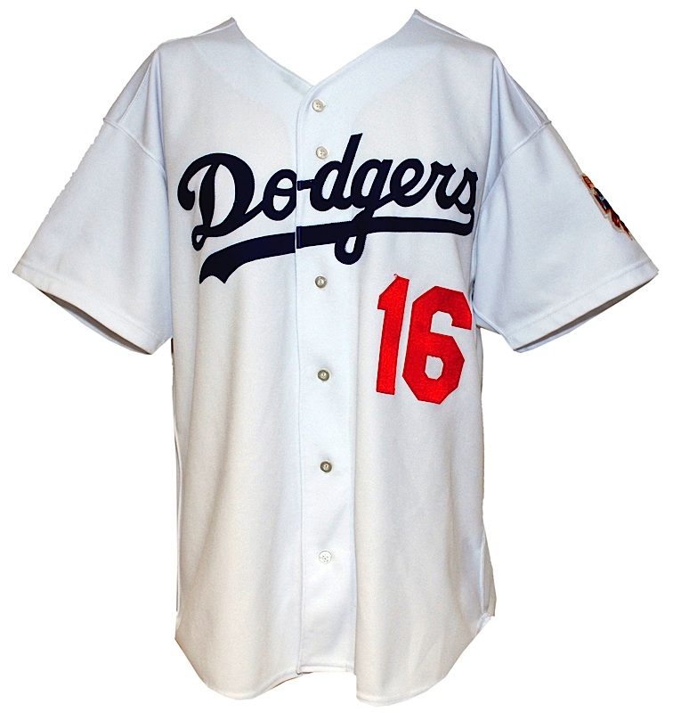 Lot Detail - 1997 Hideo Nomo Los Angeles Dodgers Game-Used Home Jersey